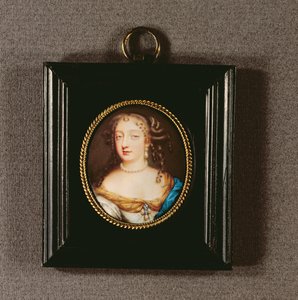 Frances Teresa Stuart, Richmond Düşesi ve Lennox (vellum üzerinde wc)